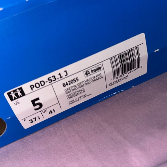 Adidas Pods 3.1 Youth size 5 - Picture 7 of 7
